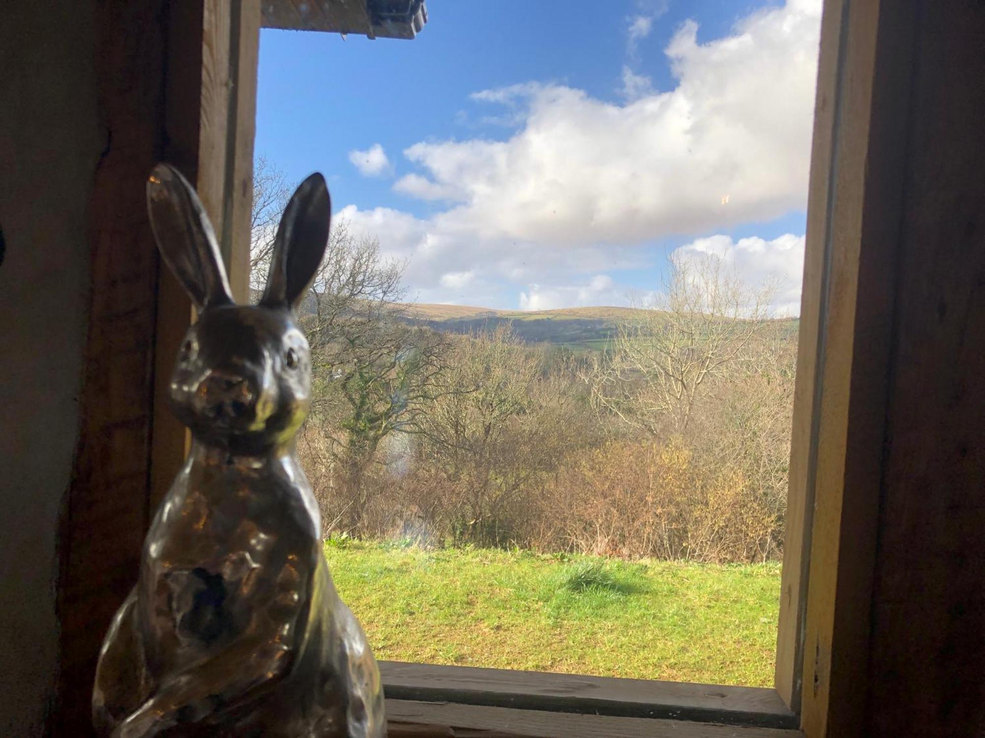 Rabbits 1Or 2 Bedroom Hobbit Style Hillset Earthen Dartmoor Eco Home South Brent Bagian luar foto